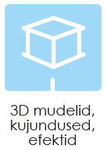 3D kujundus, 3D mudelid, kujundused, 3D efektid, sisekujundus, majade 3D mudelid